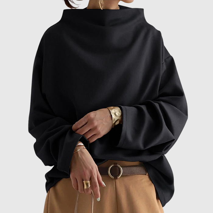Lisa | Casual trui met opstaande kraag