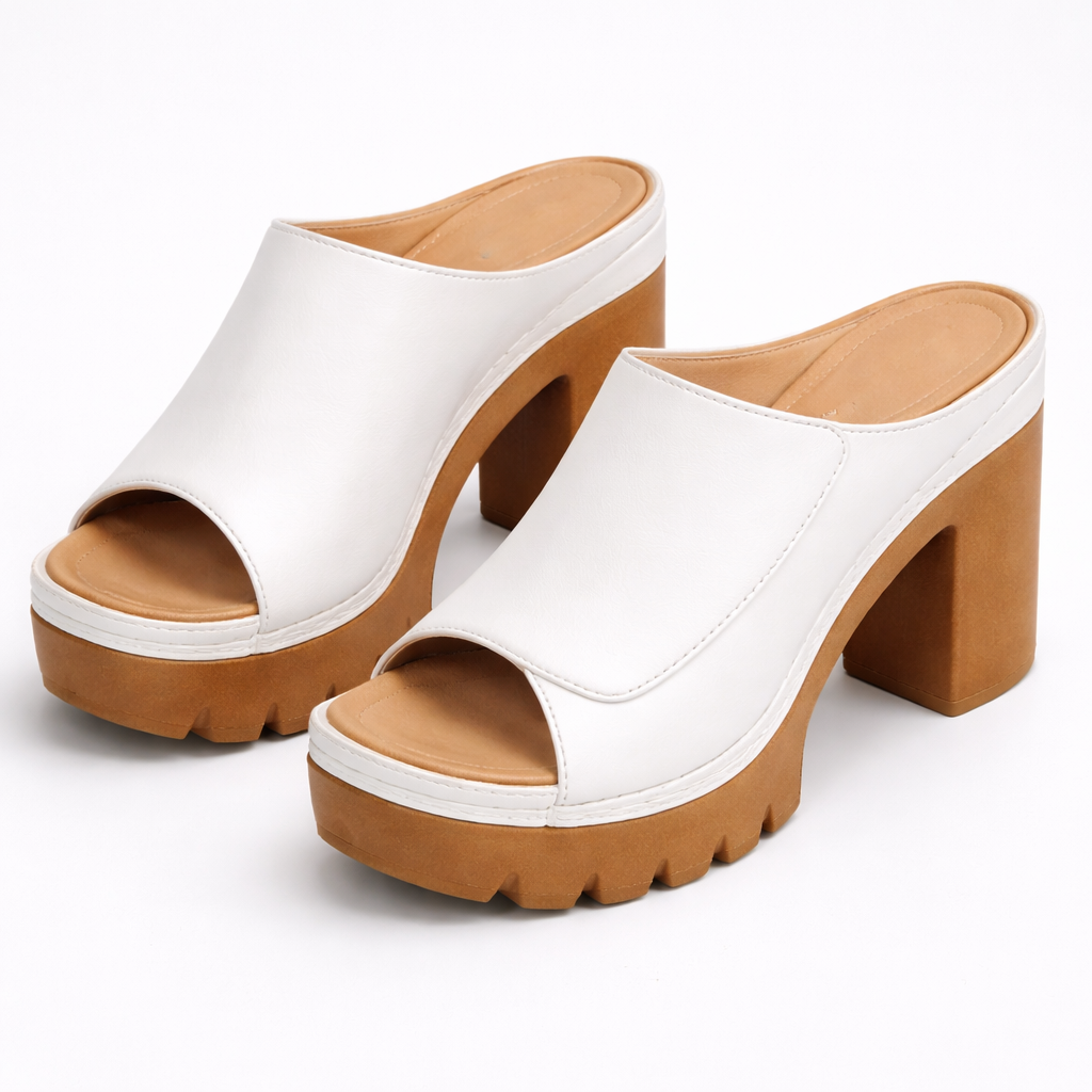 Tereza – Elegantní pantofle na platformě pro styl i pohodlí