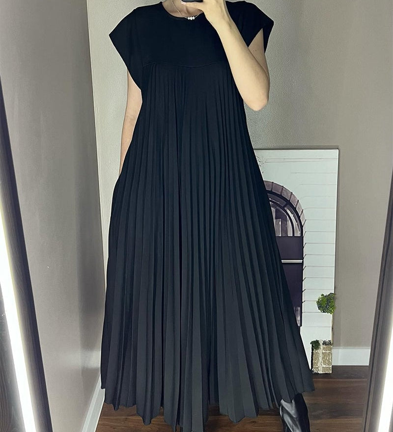 Tereza – Elegantní plisované šaty pro každodenní styl