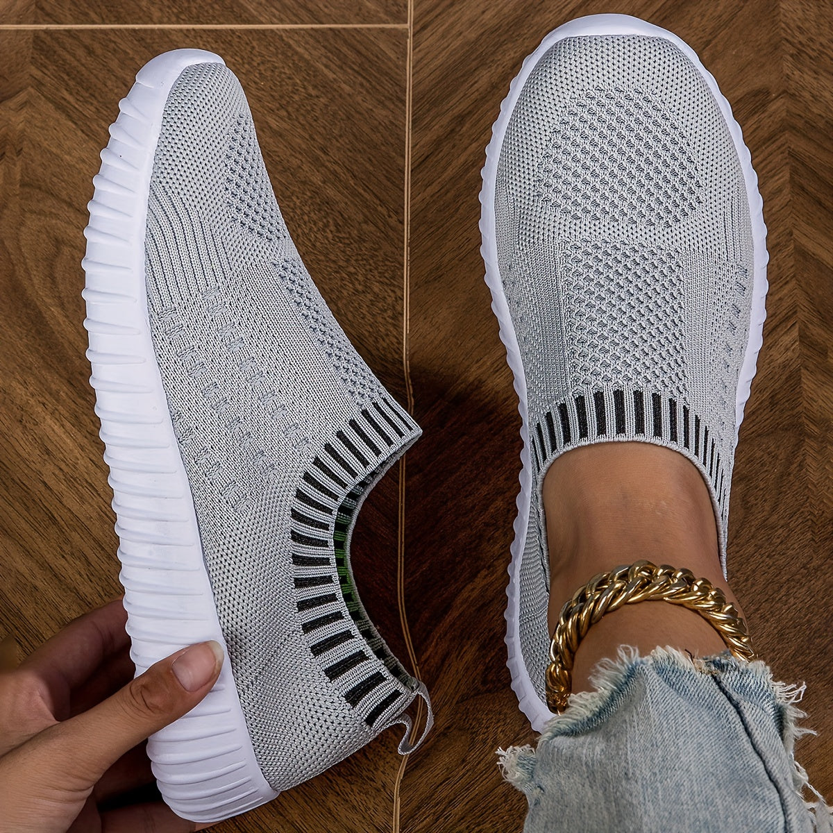 Ultralichte, antislip Sneakersokken