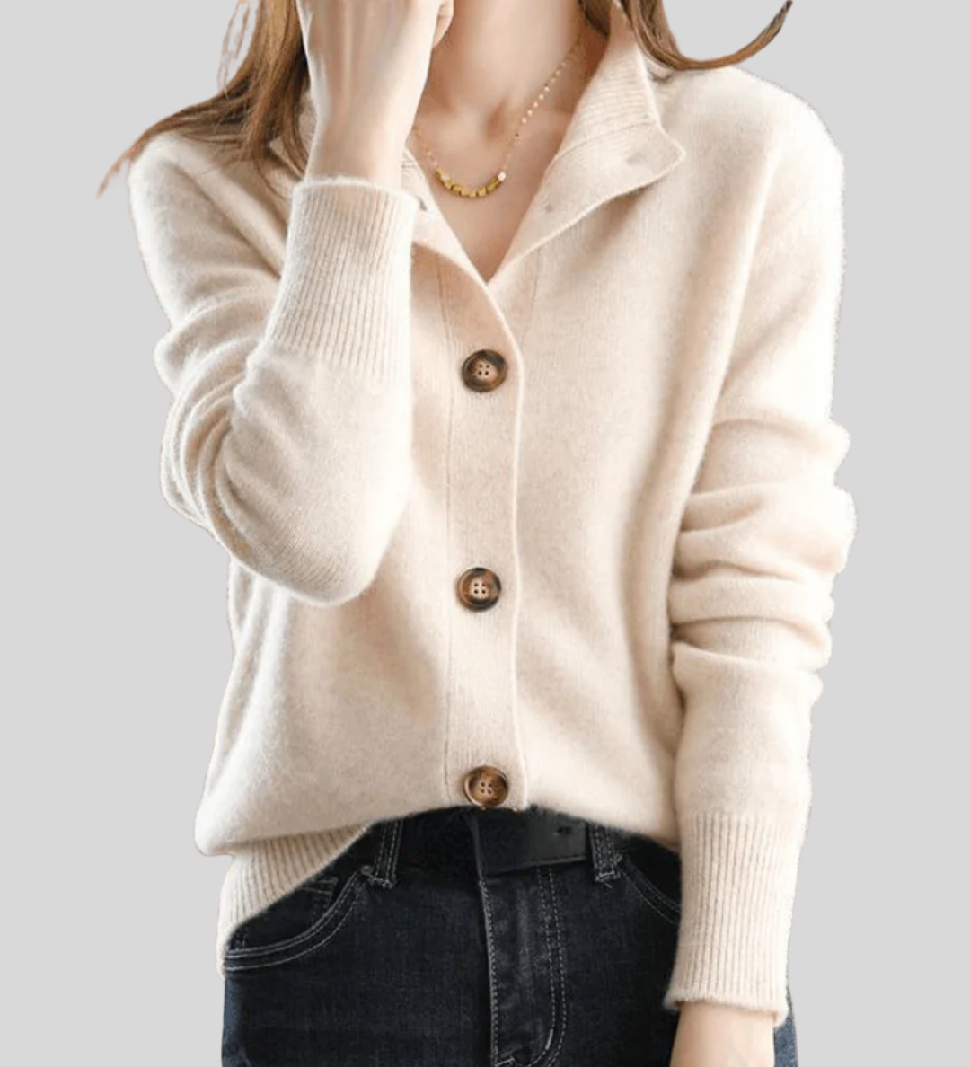 Claire | Kasjmier Cardigan in Retro-Stijl