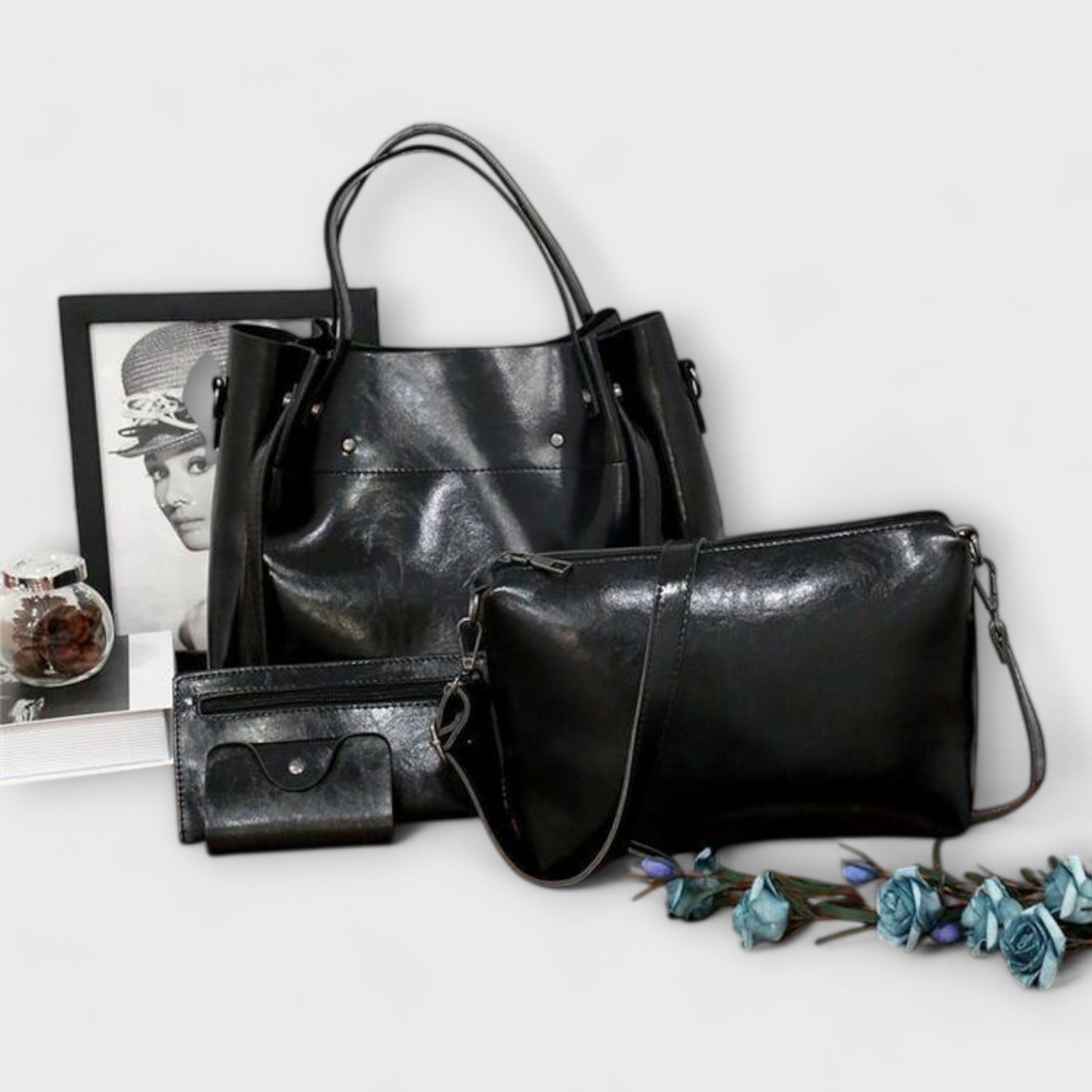 Azura - 4-delig Vintage Tas Set