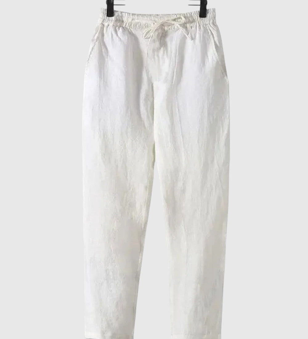 Hanuš | Lněné kalhoty Palm Springs