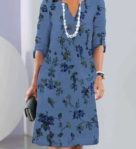 ELEANOR | FLORAL STAPPENKLEID