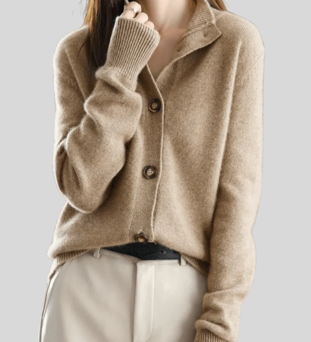 Claire | Kasjmier Cardigan in Retro-Stijl