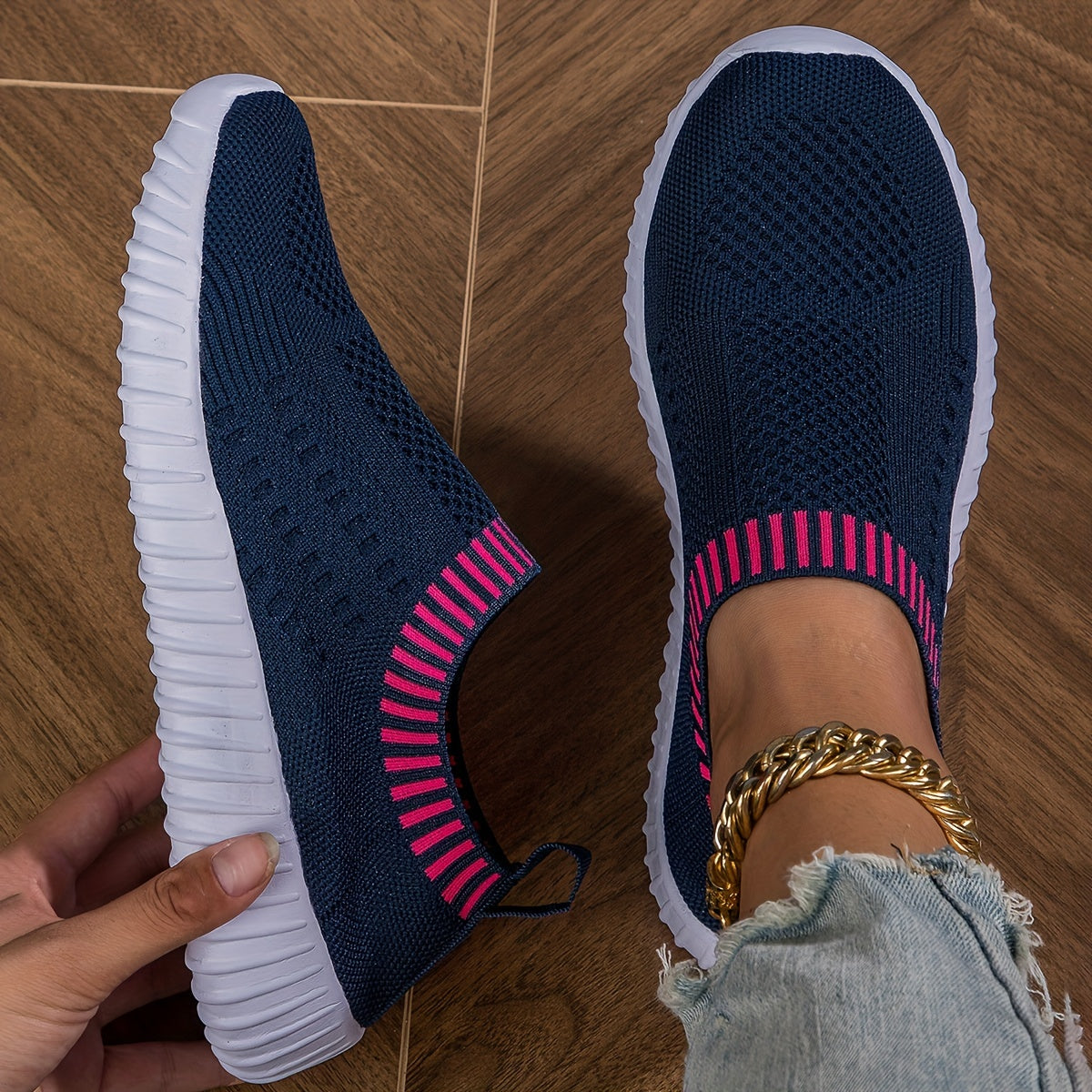 Ultralichte, antislip Sneakersokken