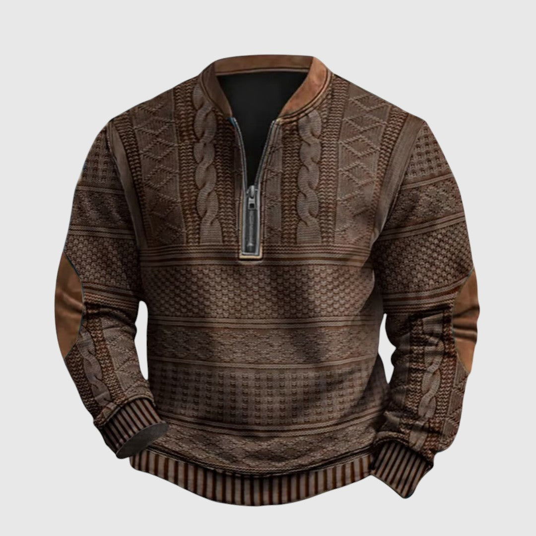 Charles | Svetr s polovičním zipem