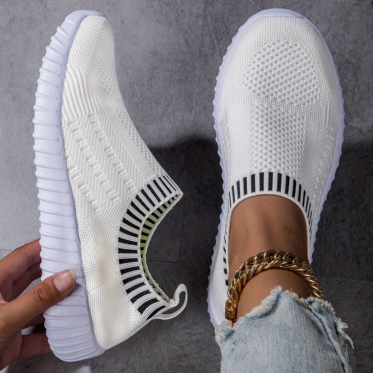Ultralichte, antislip Sneakersokken