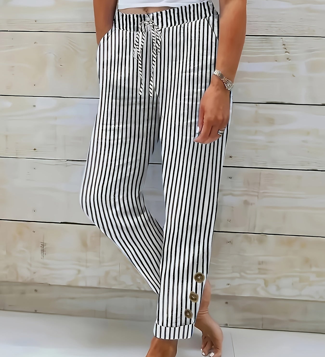 Raquelle - Casual Strepenbroek
