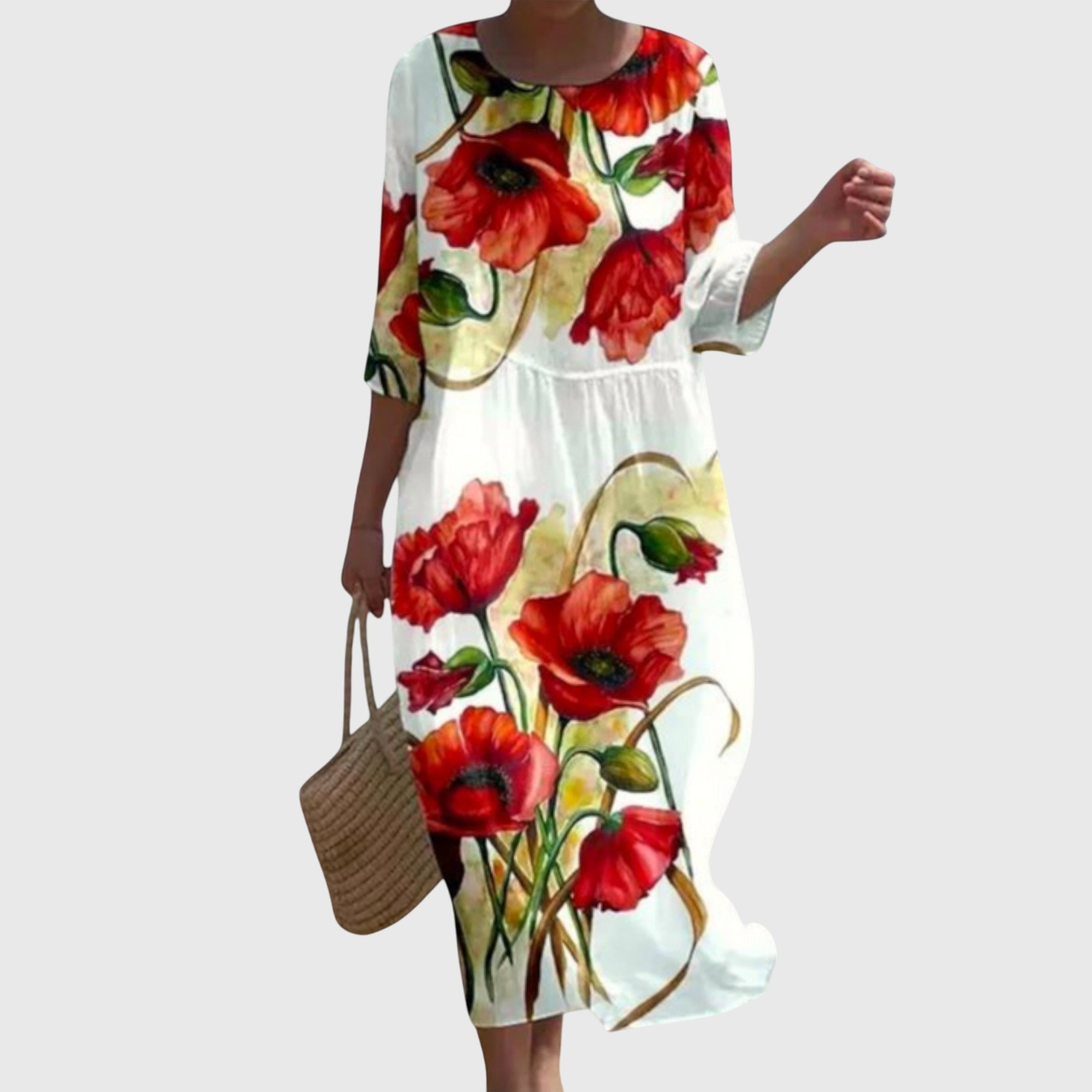 Hayley™ | Elegante Maxi Bloemenjurk