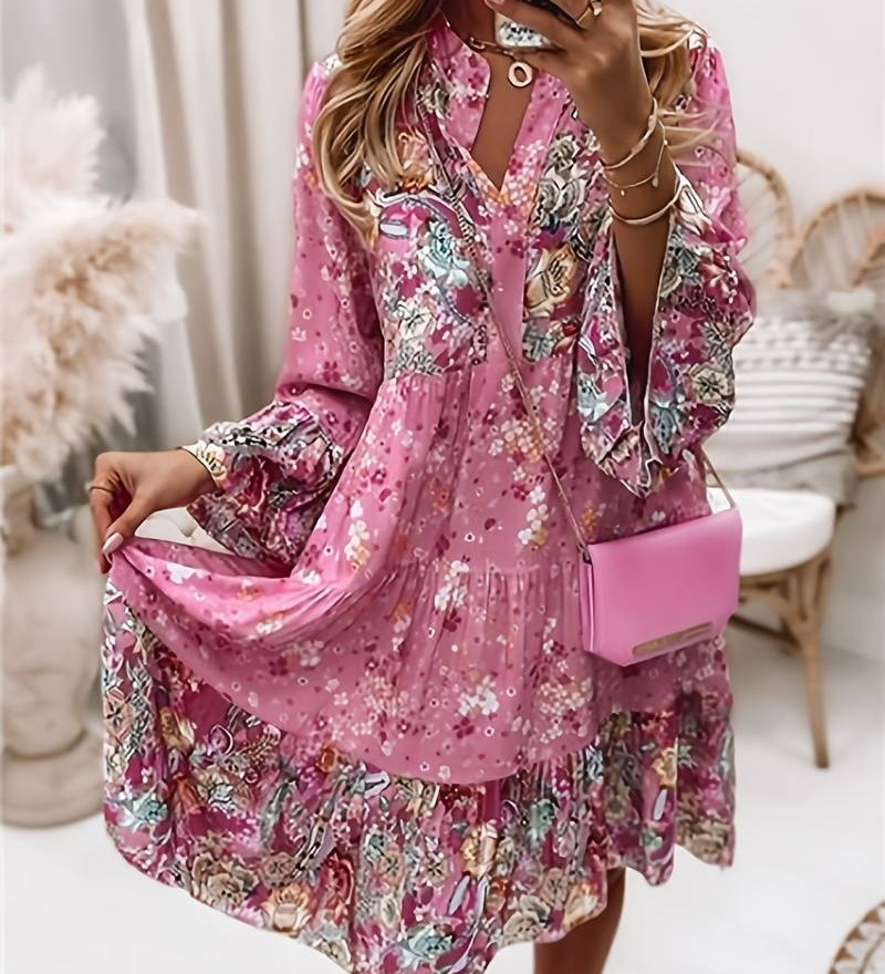 Eira - Bedrukt Boho-jurk