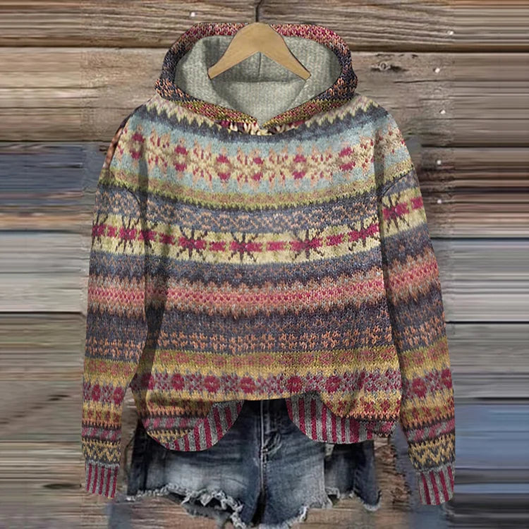 Gaby | Retro Ethnische Sweatshirt