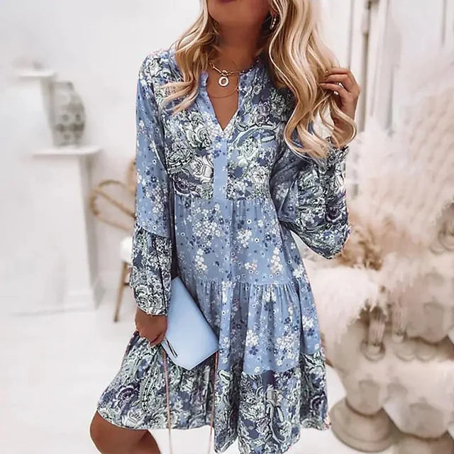 Eira - Bedrukt Boho-jurk