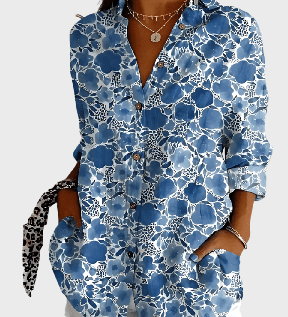 Bavlněná květinová košile