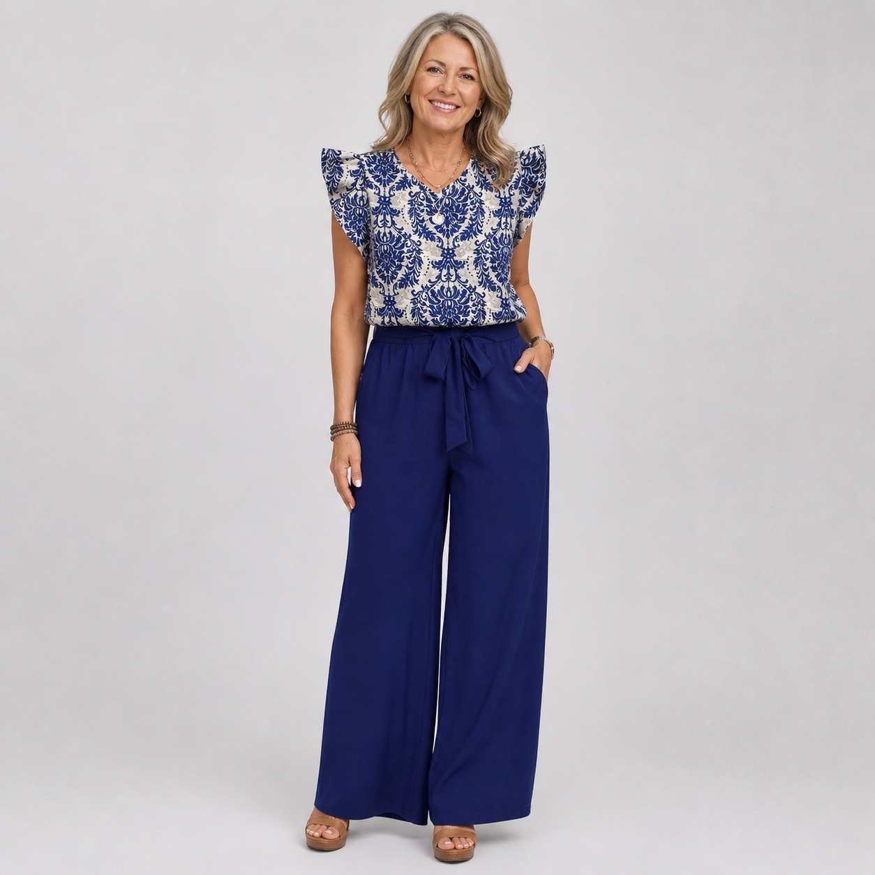 Amelia | Elegantní Paisley Dvoudílná Sada