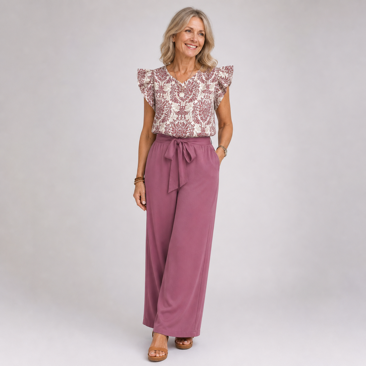 Amelia | Elegantní Paisley Dvoudílná Sada
