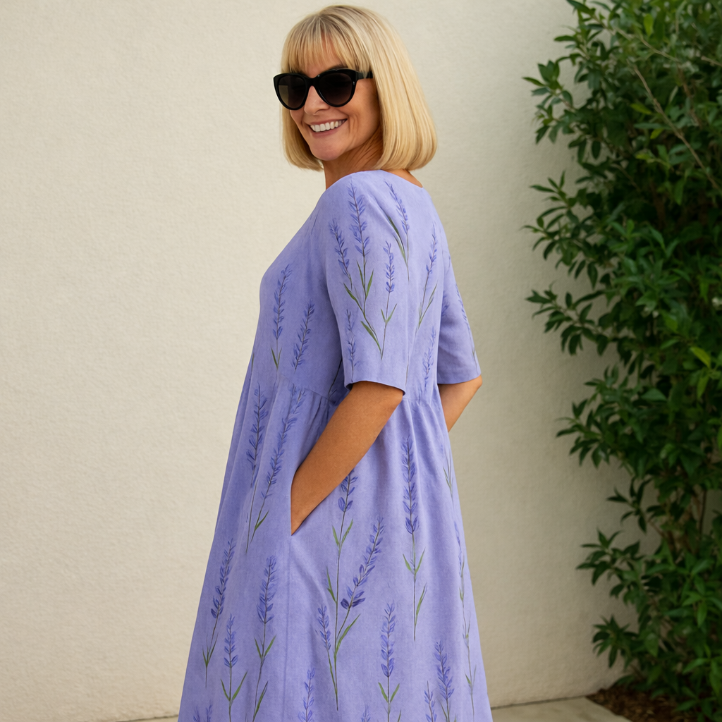 Lívia | Midi šaty - Bezstarostné pohodlí