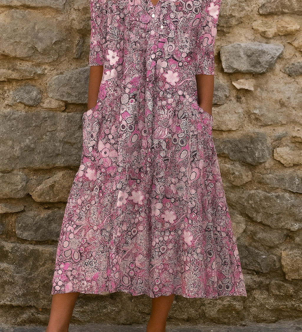 Harlow | Elegante jurk met V-hals