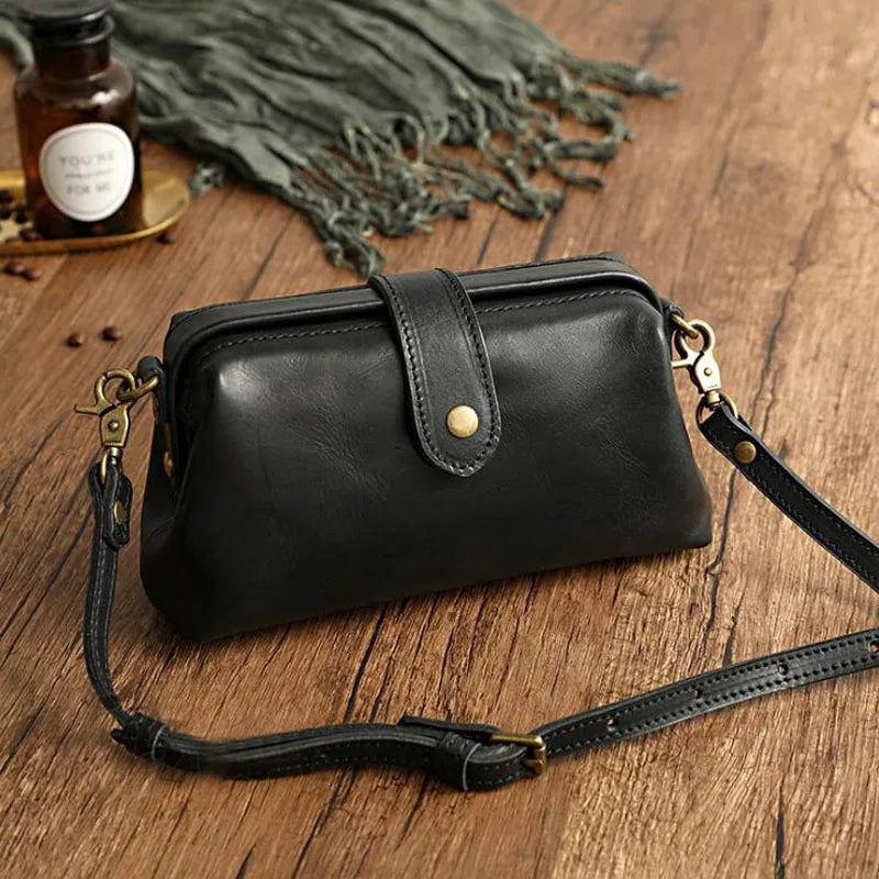 Nicole™ | Trendy Vegan Leren Schoudertas