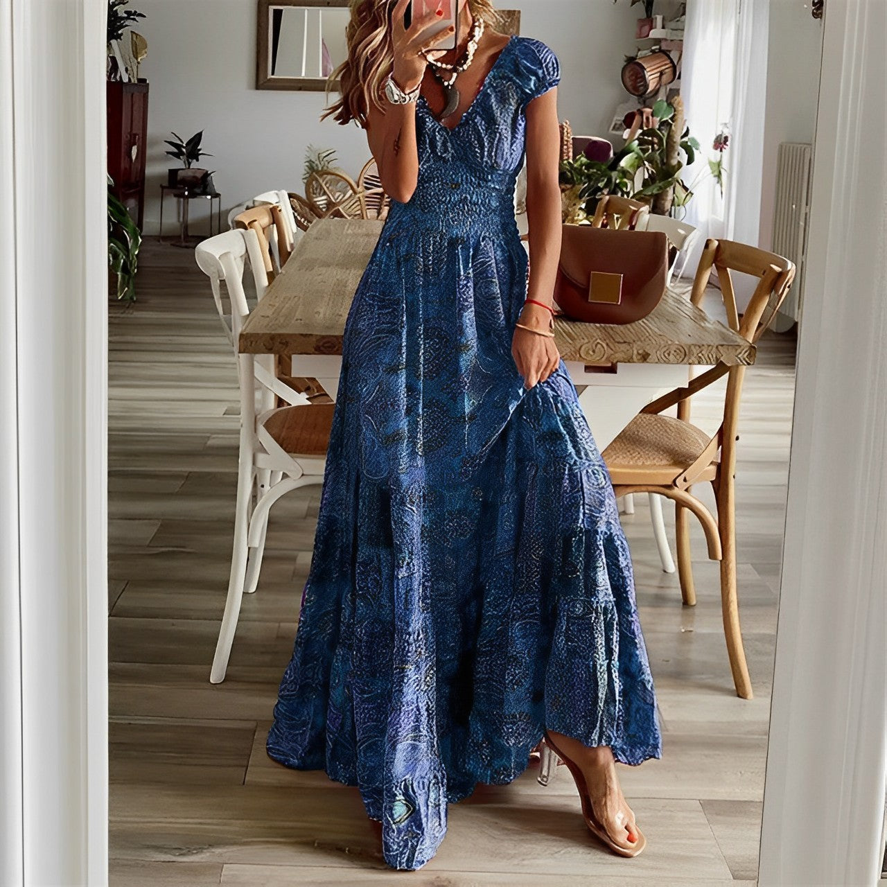 Kaida - Elegante Boho-jurk