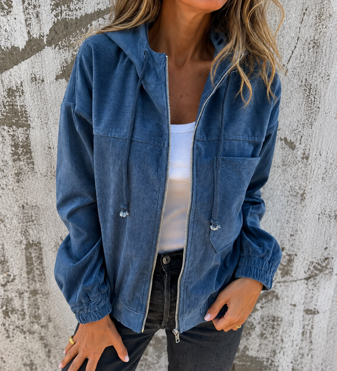 Silvia | Lichte Hoodie-jack