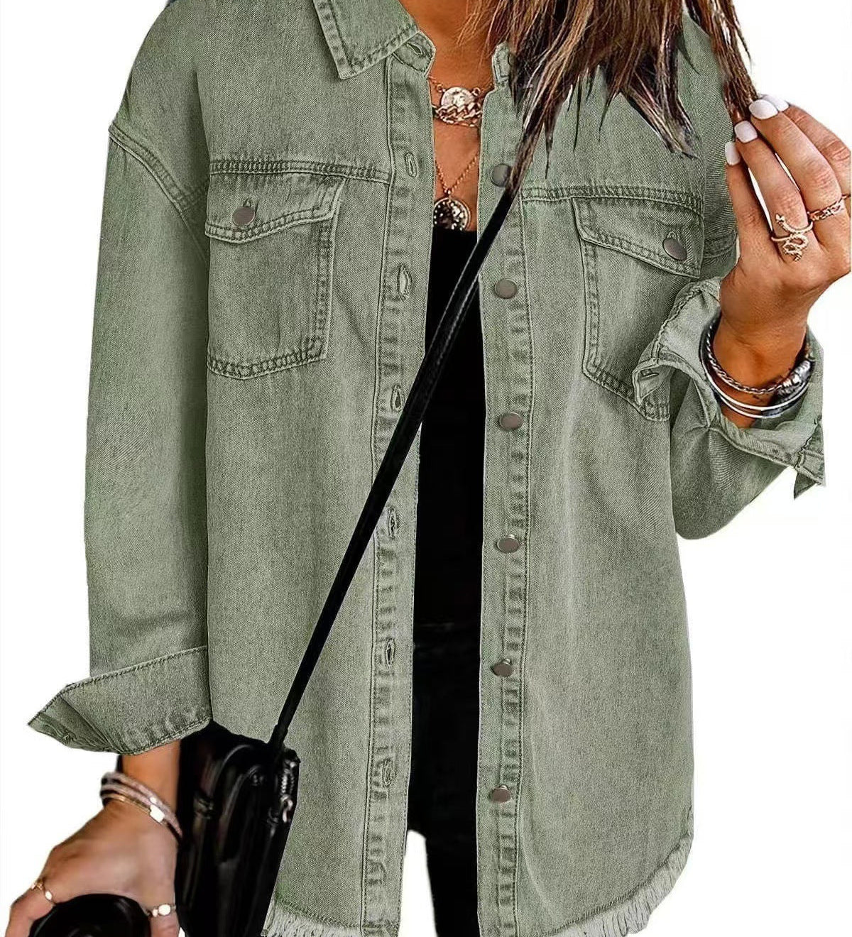 Zuzana – Stylová džínová bunda s uvolněným střihem pro každou příležitost