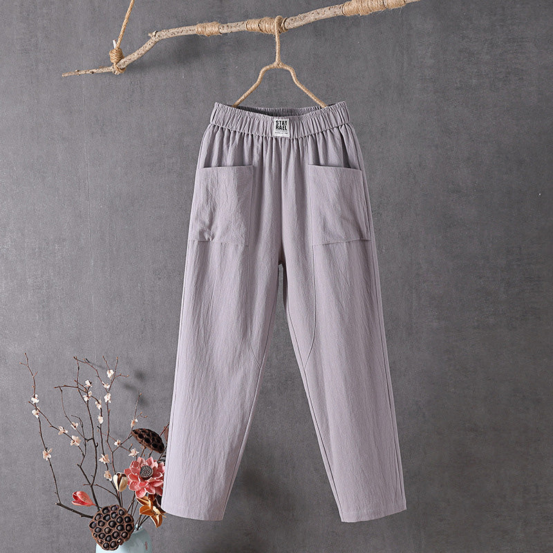 Alyra - Relaxed Fit Broeken met Zakken