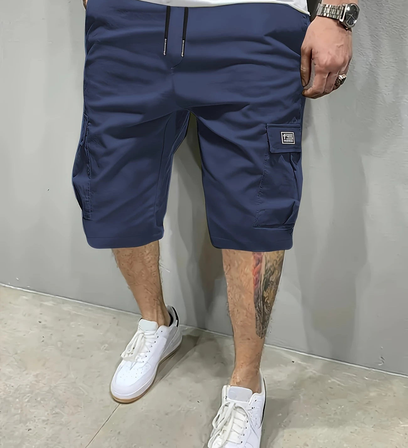 Dominik – Stylové cargo šortky s elastickým pasem pro každodenní pohodlí