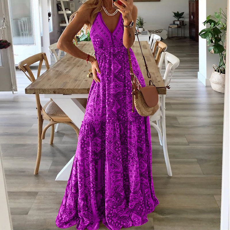 Gweneth - Mouwloze Boho-Jurk