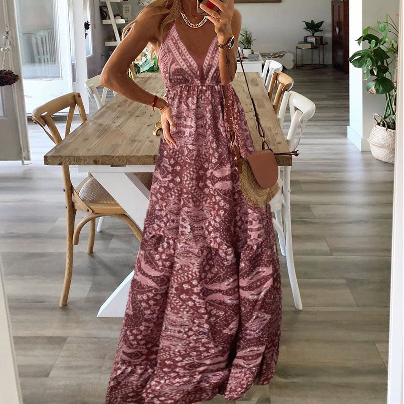 Gweneth - Mouwloze Boho-Jurk