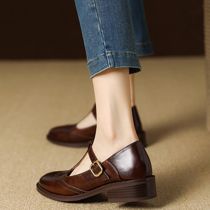 Claire | Mary Jane Schoenen met T-band
