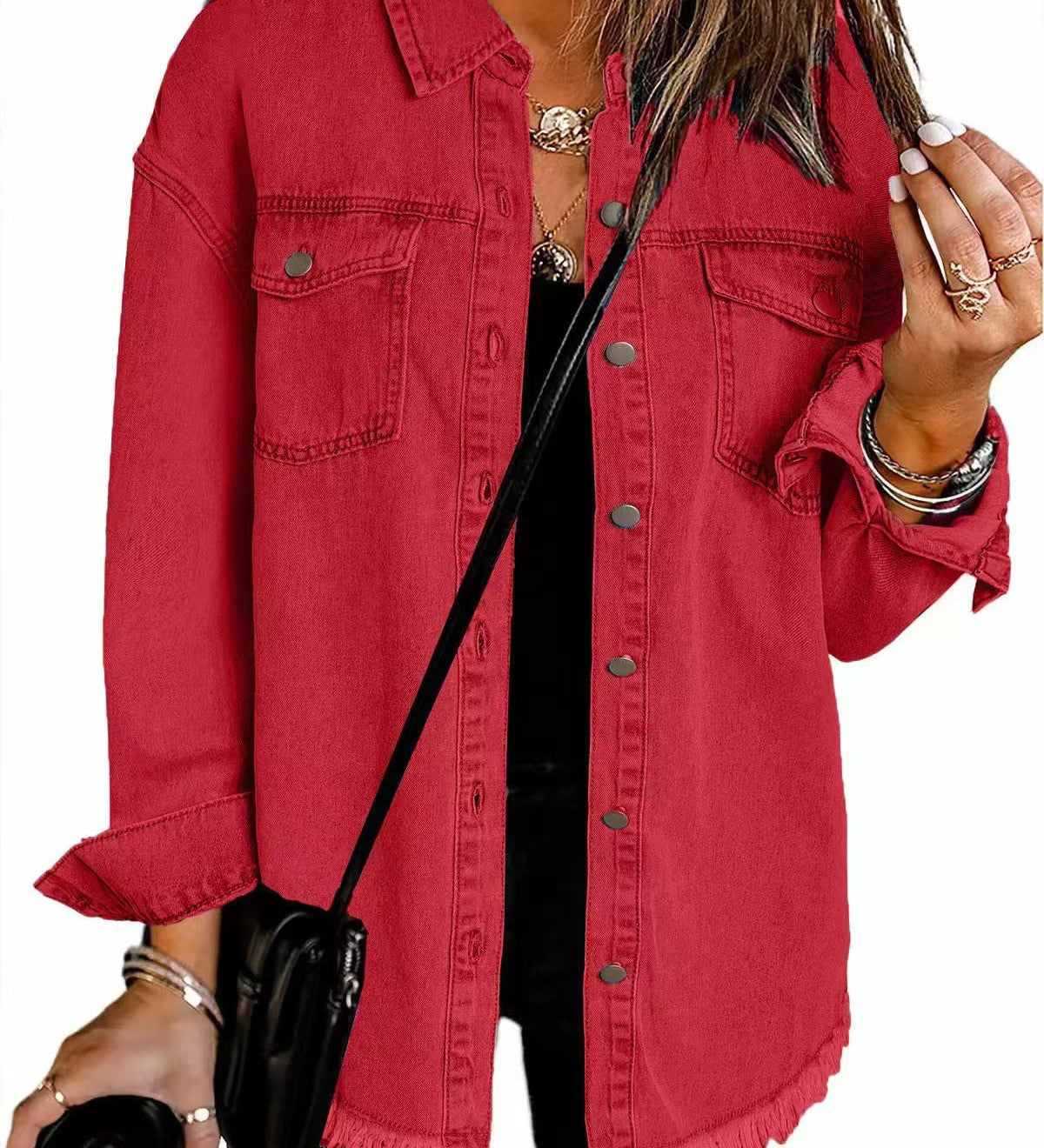 Zuzana – Stylová džínová bunda s uvolněným střihem pro každou příležitost