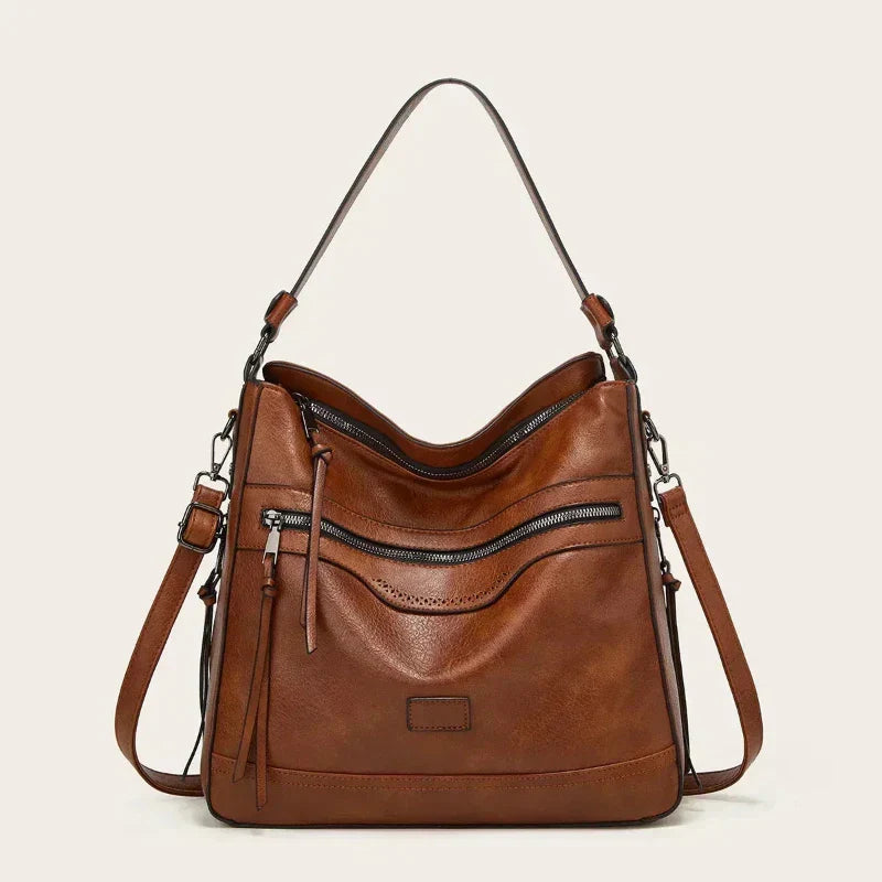 Elizabeth™ | Vintage Vegan Leren Tas