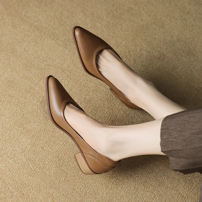 Camille | Pumps met Middelhoge Hak
