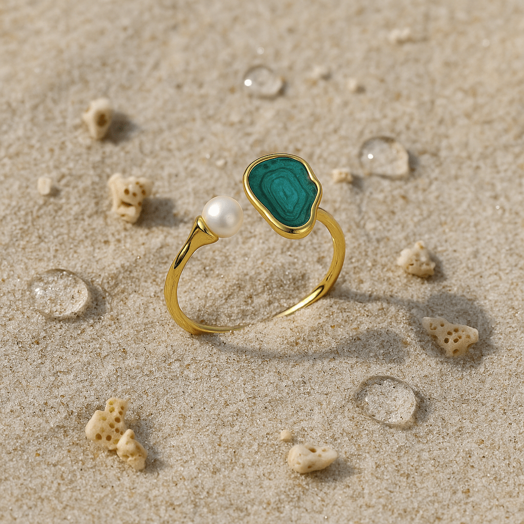 Tanec v mořských hlubinách stříbro 925