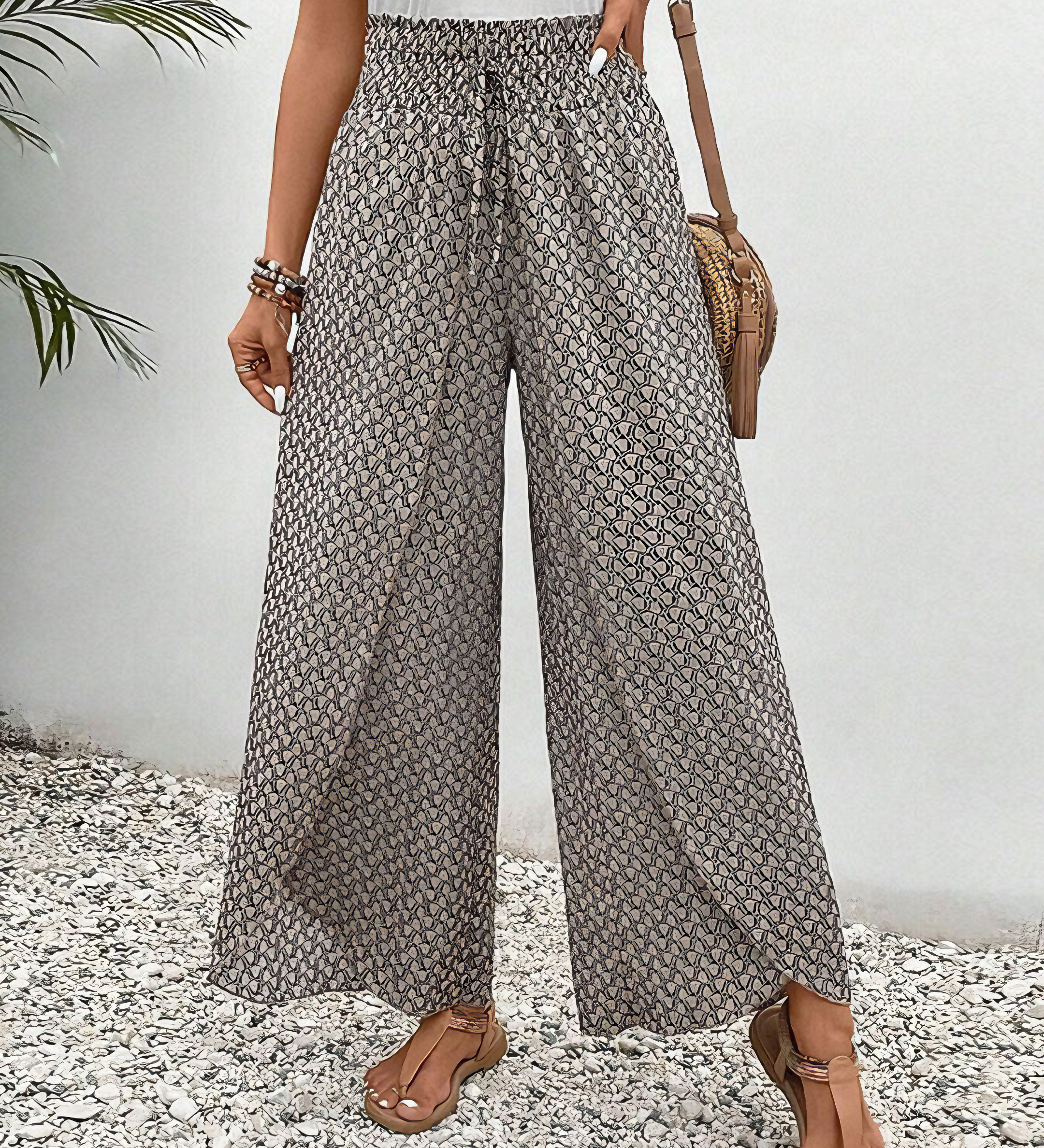 Sahara - Wijde Relaxed Broek