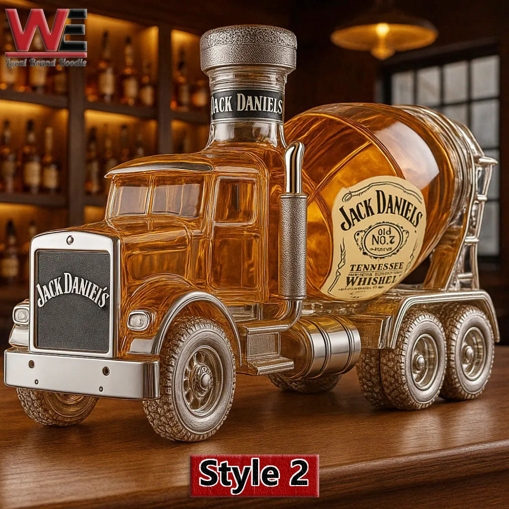 Cementová míchačka Whiskey láhev
