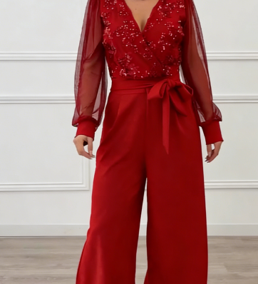 Tereza | Elegantní overal s jemnými detaily a splývavým střihem