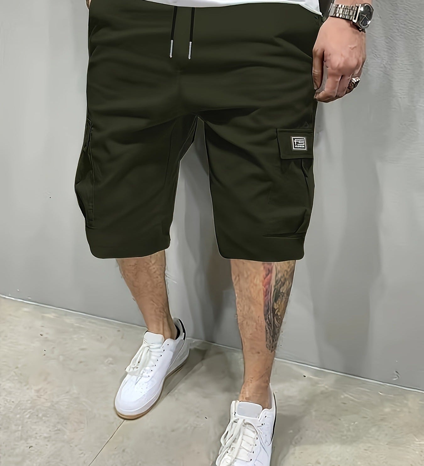 Dominik – Stylové cargo šortky s elastickým pasem pro každodenní pohodlí