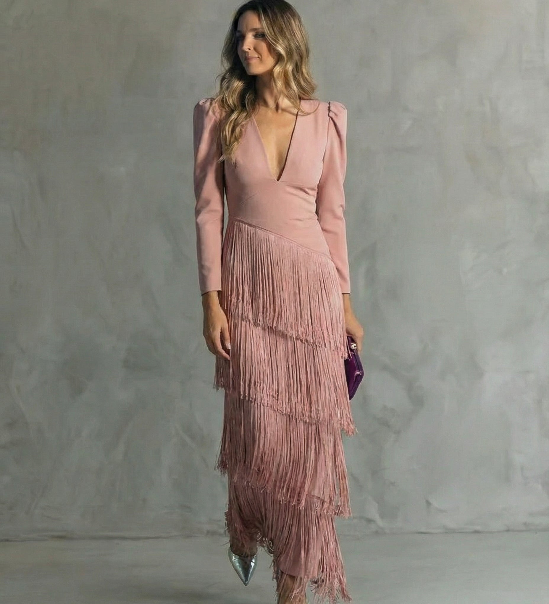 Klara | Elegantní šaty s fracemi