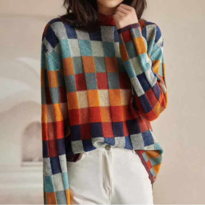 Isla | Retro Pullover Comfortabel