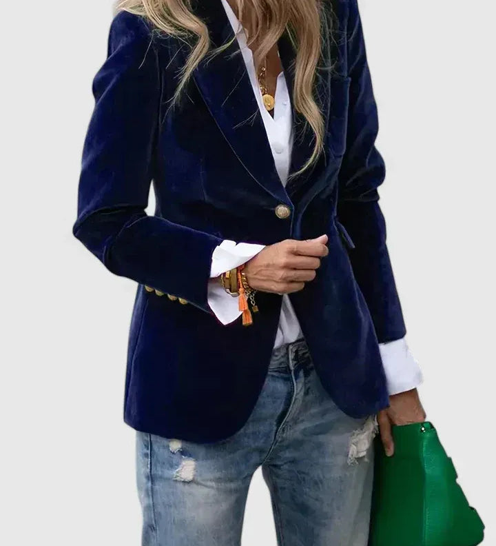 Kristýna – Elegantní dámský blazer s klasickým střihem