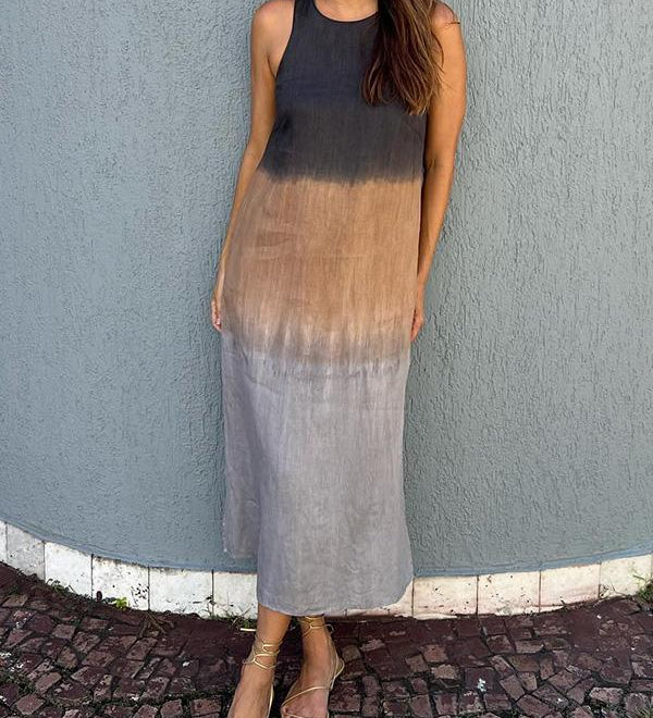 Heather - Casual Gradient Jurk