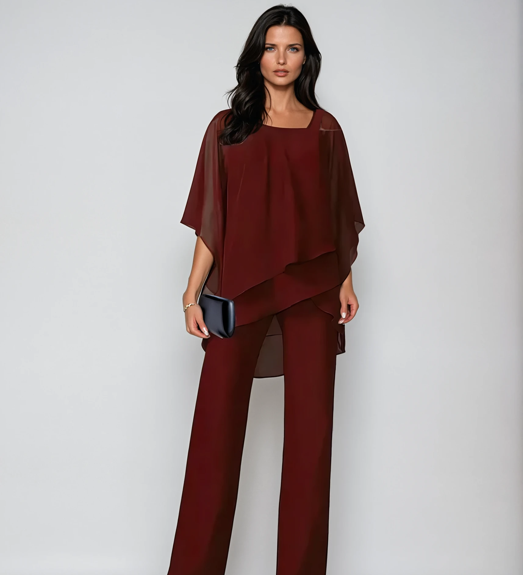 Tereza – Elegantní dámský set s volnou halenkou a kalhotami